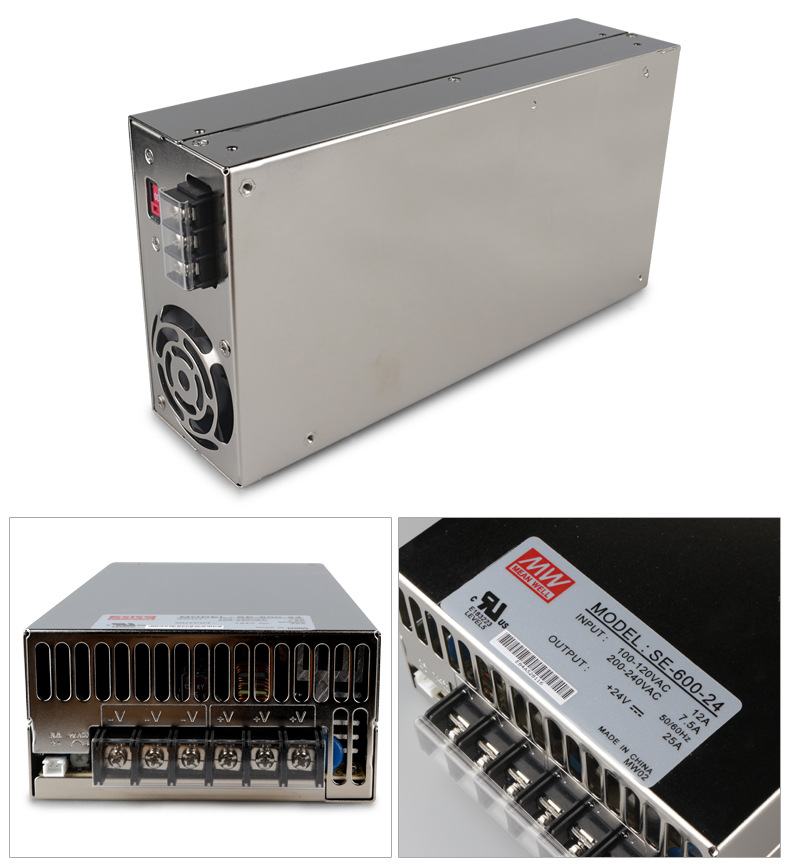 ԭװ̨��MEAN WELL��γ���ص�Դ SE-600-24 600W 24V 25A �ֻ�