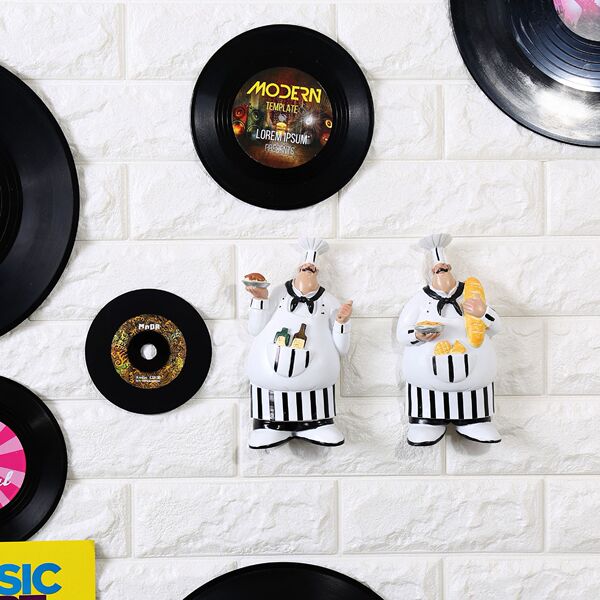 Nordic Creative Gift Kitchen Hotel Milk Tea Shop Decoration Wall…