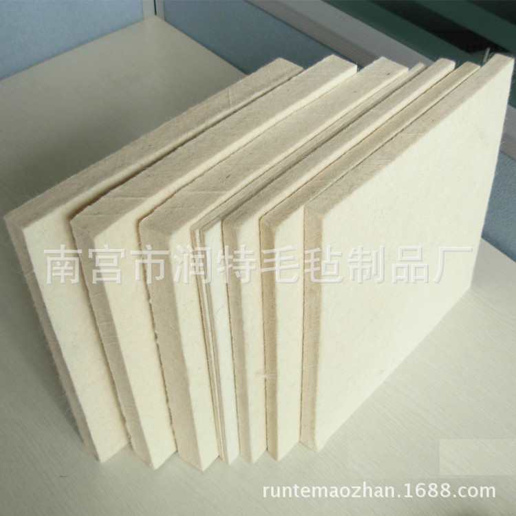 直销高密度羊毛毡 抛光毛毡 密封除尘吸油毛毡细白羊毛毡