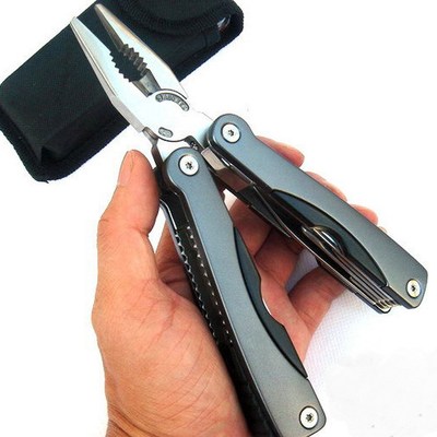 批发大一号户外万用工具钳不锈钢折叠钳子AA1 多功能礼品钳子五色