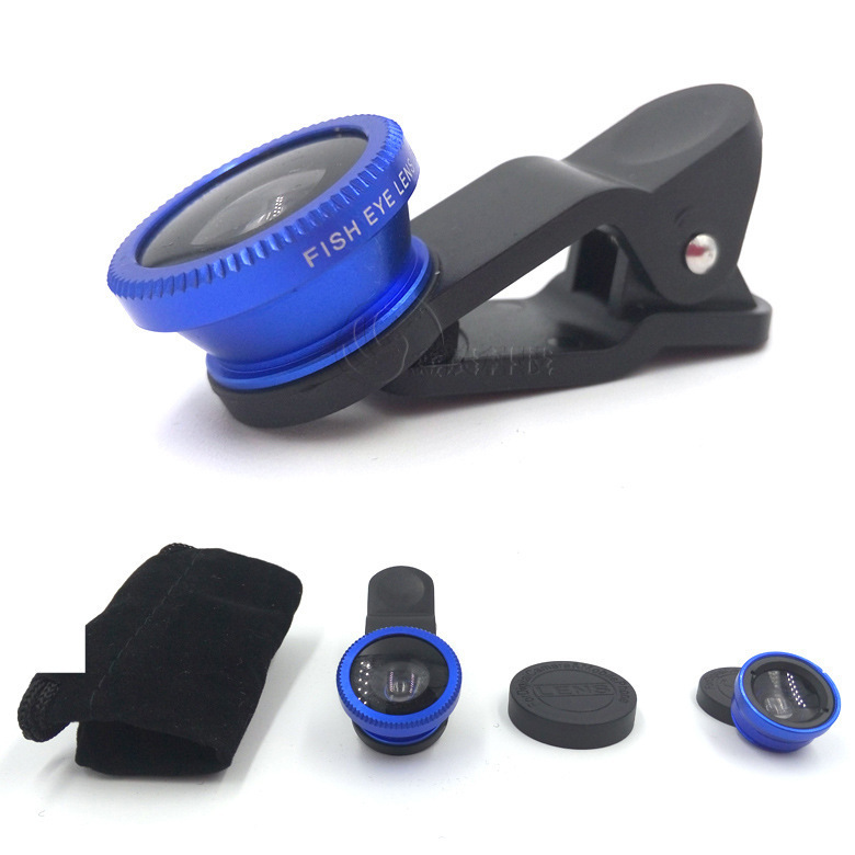 mobile phone selfie Light Wide-angle fisheye camera lens Triple Macro 0.67X 0.4X