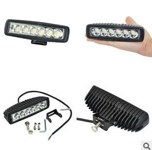 LED рабочая прямоугольная лампа, фары, прямые поставки с завода, 18W