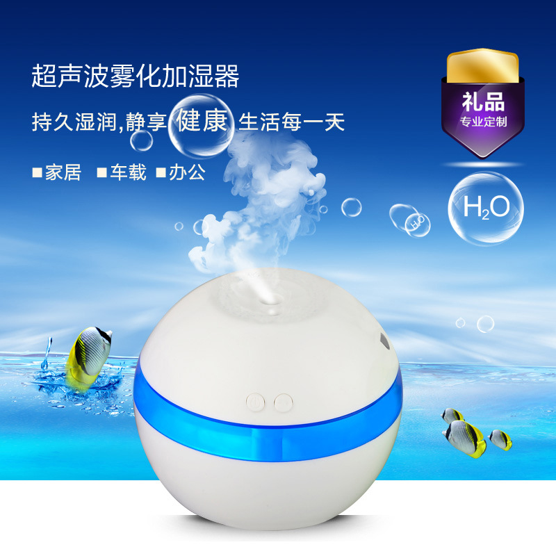 厂家直销迷你加湿器 USB雾化器净化器 车载办公室定制礼品|ru