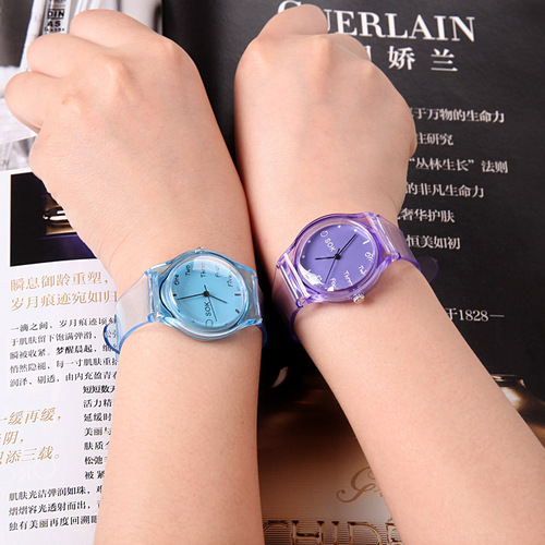 266 Quartz Watch Transparent Fashion Trend Student Watch for Men, Women, Children and Kids - Dropshipping