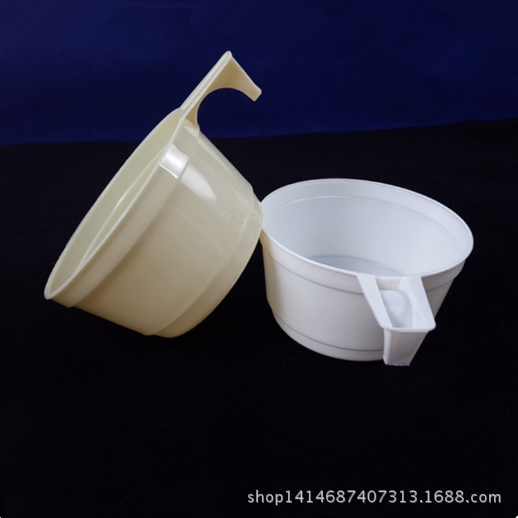 Popular aviation Cup Promotion tasting cup Plastic Handle Mug Try drinking cups PP Water cup wholesale customized