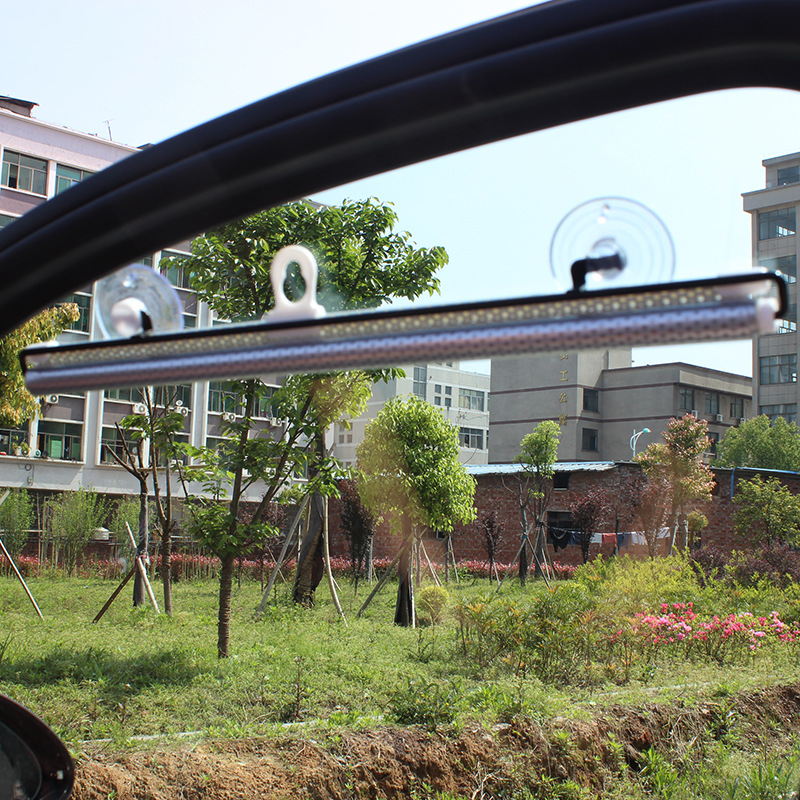 50*125cm銀色網(wǎng)點自動伸縮卷簾 汽車后擋 太陽擋 車用遮陽擋