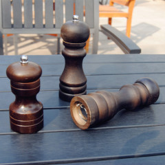 Wooden black manual wooden pepper grinder pepper grinder pepper grinder salt grinder exported to Europe