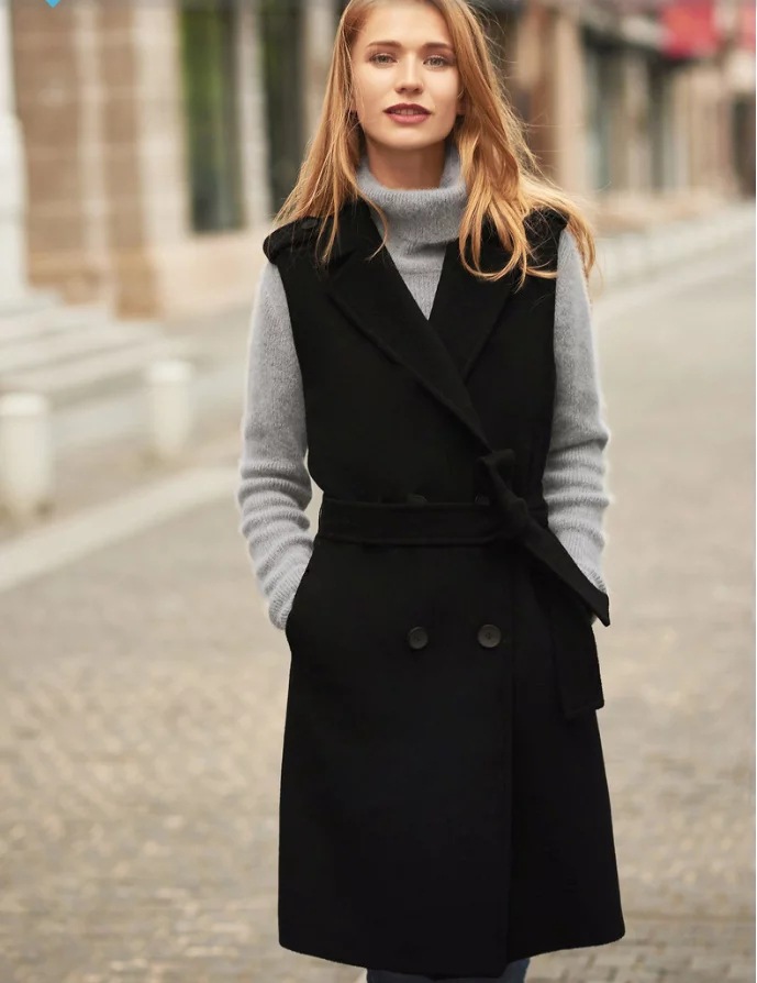 Gilet femme en Mélange de fibres chimiques - Ref 3318286 Image 9