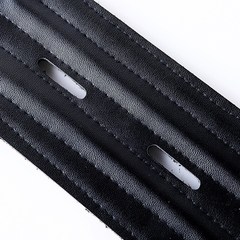 Factory direct sales two-hole black PU material arm guards for recurve bow shooting and archery sports bow and arrow protective gear wholesale