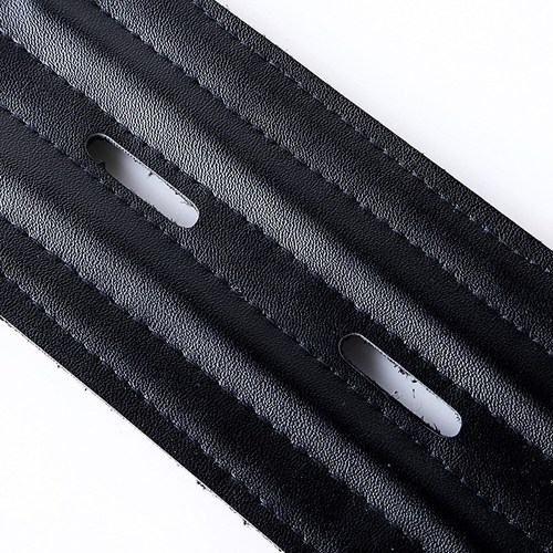 Factory direct sales two-hole black PU material arm guards for recurve bow shooting and archery sports bow and arrow protective gear wholesale