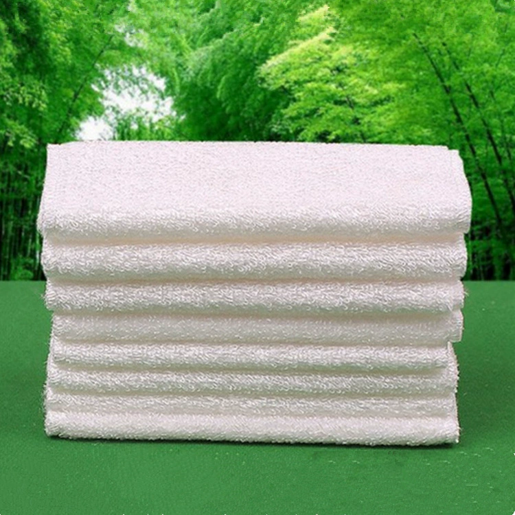 The second -generation daily ground stall bamboo fiber dishwashing scarf 27*30/non -stick oil/double layer thickened water absorption hundred clean rags
