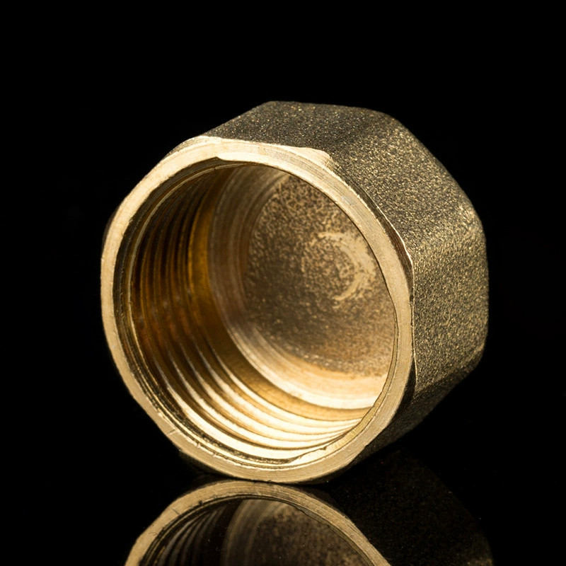 Заглушка с внутренней резьбой из чистой меди, заглушка с внутренней резьбой, глухая заглушка, заглушка для труб, фитинги для труб 1/2 дюйма, 3/4 дюйма, 1 дюйм, медные фитинги для труб