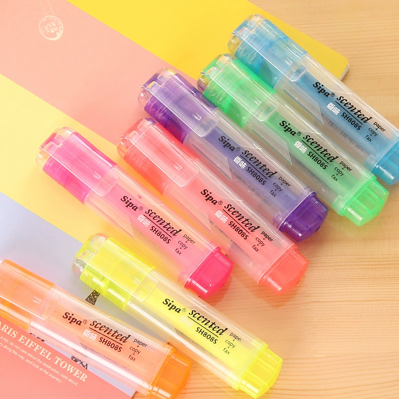 Ароматический маркер мультяшный цветной маркер Южная Корея Креативные канцелярские товары Студенческий маркер для ключей Офисные принадлежности