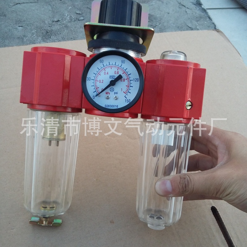 供应398-25过滤减压阀三联体 DN25气源过滤器