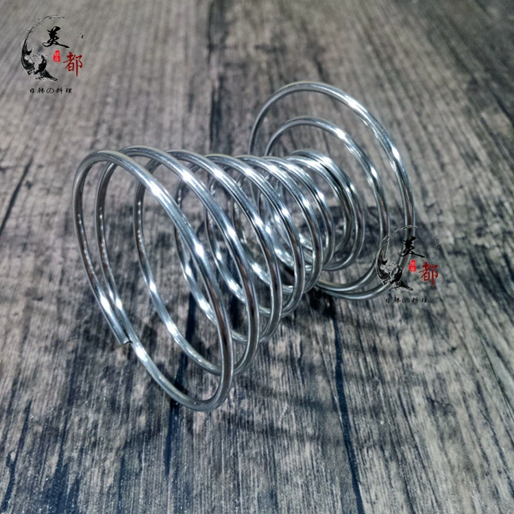 Japanese-style thickened stainless steel spring steamed egg rack holder steamed egg bucket steamed egg cup egg rack special for glutinous rice chicken teppanyaki