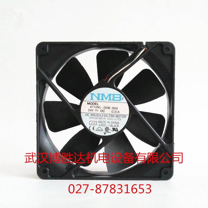 4710NL-05W-B49 NMB双滚珠安川变频器风扇 24V 0.22A 12025