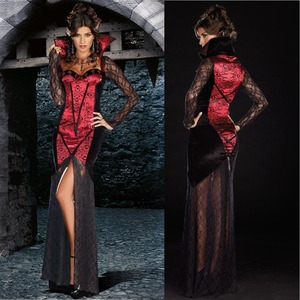 sexy lace dress vampire uniform noble lady Queen Queen ball show