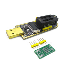 土豪金 CH341A编程器  USB 主板路由液晶 BIOS FLASH 24 25 烧录