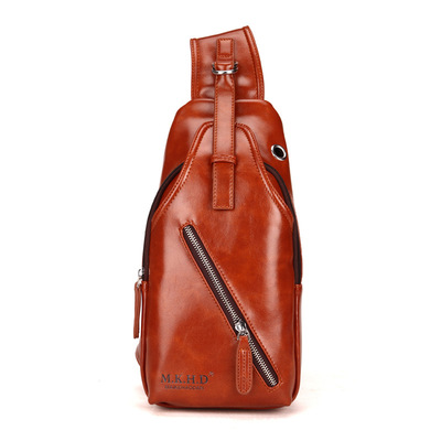 厂价销男式胸包单肩斜挎休闲运动商务包韩版男士腰包包|ms