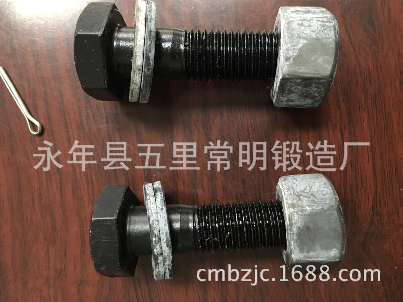 厂家直销扭剪10.9级大六角带螺母磷化钢结构螺栓螺丝