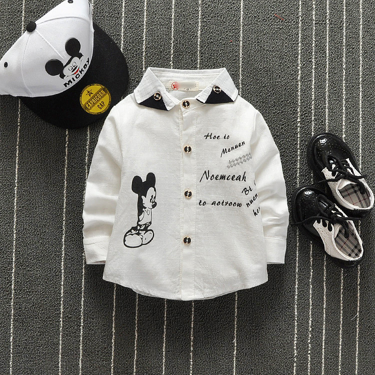 Chemise garcon à manche longue - Ref 2075820 Image 23