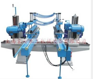 江苏容安地板双端锯铣机图片、链条自动双端锯铣机 两端开槽机