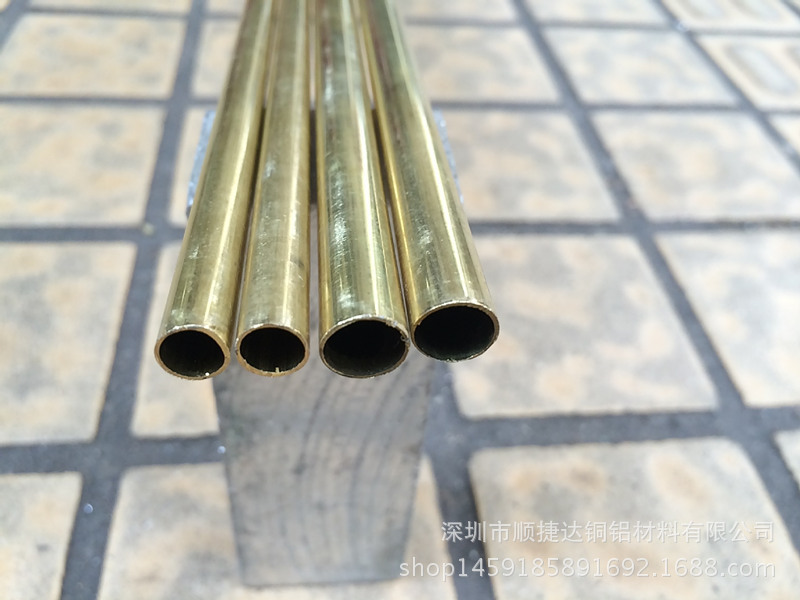 1*0.5mm针孔毛细黄铜管 H63无铅环保黄铜管 小口径黄铜管