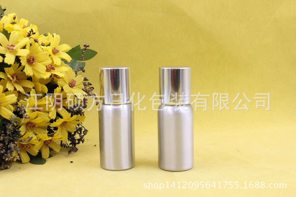 供应30ml铝罐 32*76mm 金属铝瓶 电化铝盖 金属容器