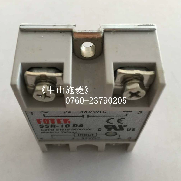 FOTEK/Yangming single-phase solid state relay SSR-10DA new relay Zhongshan Shiling agent