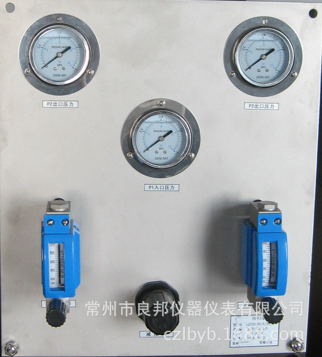 双路吹扫装置流量计 面板式气体管路稳压流量计 厂家制造包邮福建