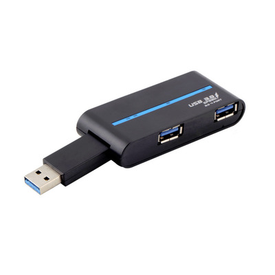 180度可旋转USB 3.0HUB集线器 折叠USB3.0分线器 一拖四口分线器