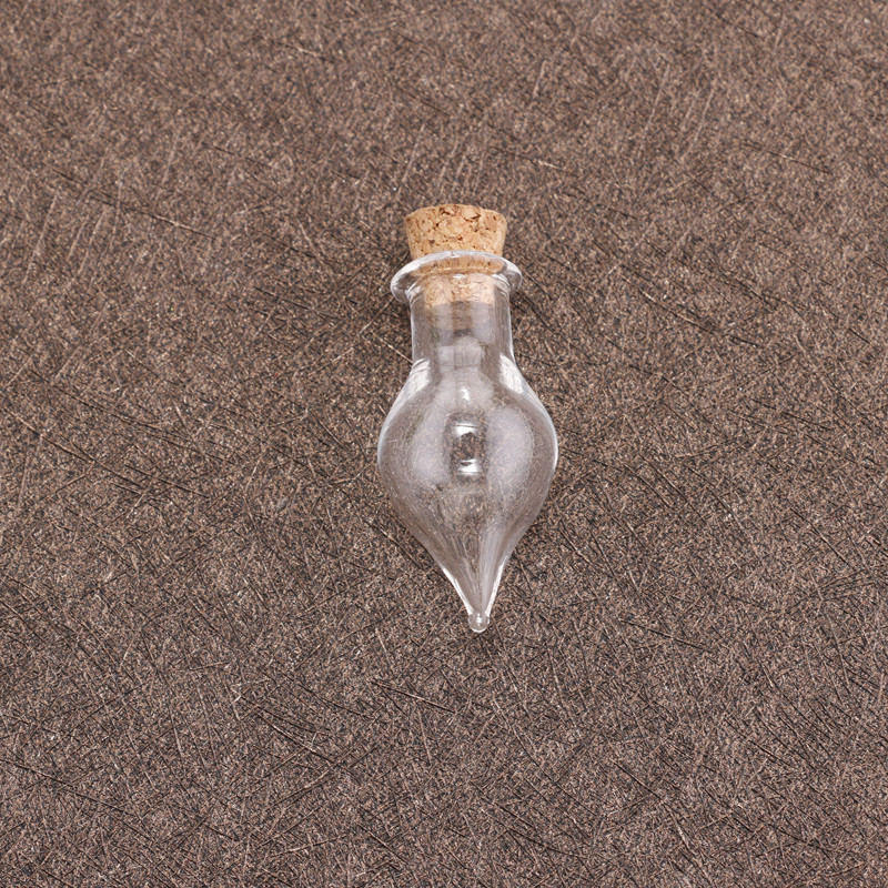 5g Weight Ornaments Jewelry Making Type 2.5-3CM Jewelry Making Size Drift bottle Classification 1 Piece Quantity Wooden plug, Glass Material Geometric Pattern Simple Style Style 1 Piece 2.5-3CM Wooden Plug Glass Geometric Drift Bottle 46