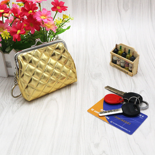 Korean rhombus coin purse Yiwu ladies short small purse creative coin bag kindergarten small gifts wholesale