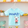 Summer short sleeve T-shirt girl's, cartoon top, European style, children's clothing, suitable for import