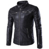 Aowofs high quality leather collar British motorcycle leather punk leather jacket spot