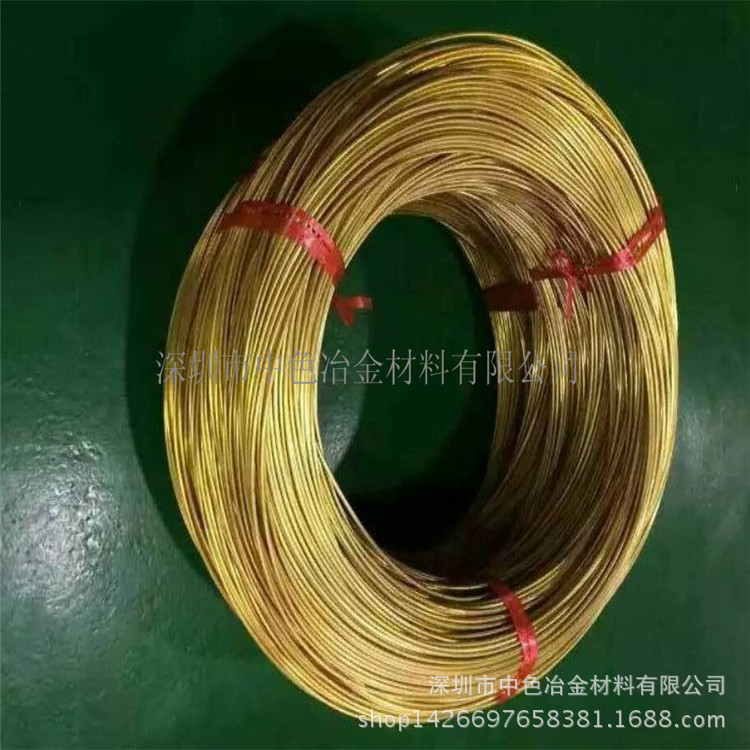 打铆钉专用铜线 H62黄铜线 现货供应各种优质拉链扁方