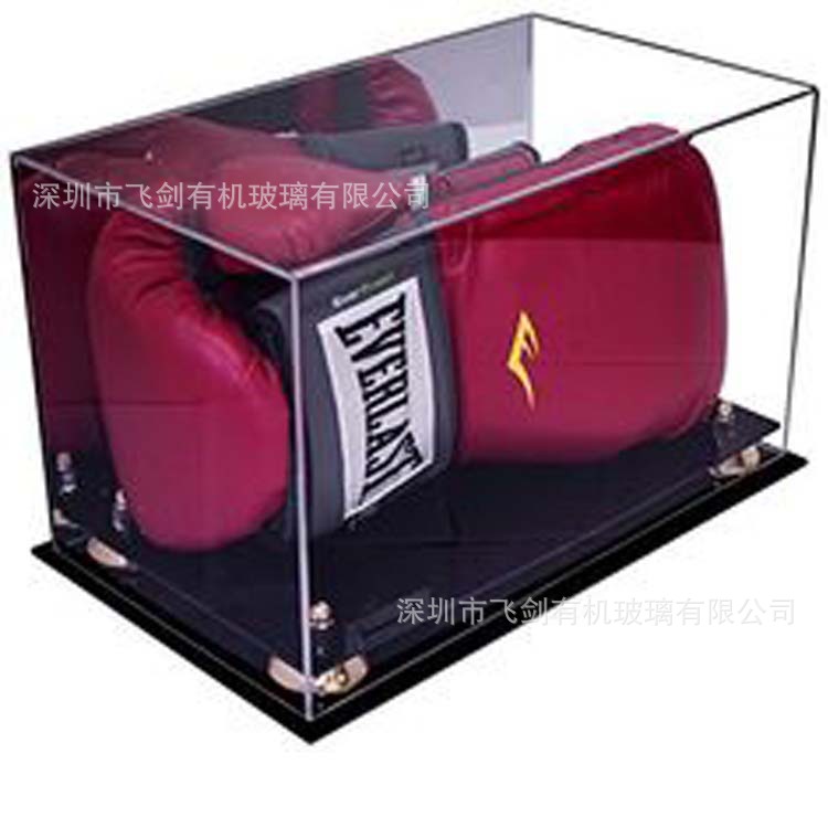 透明亚克力橄榄球盒子方形透明有机玻璃包装盒礼品盒模型