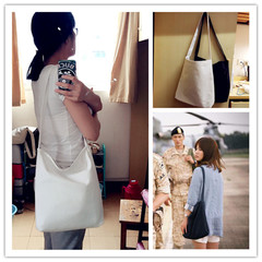 Blank Sun's Heir Canvas Backpack Same Style Candy Color Unisex Solid Color Shoulder Bag Manufacturer Supply