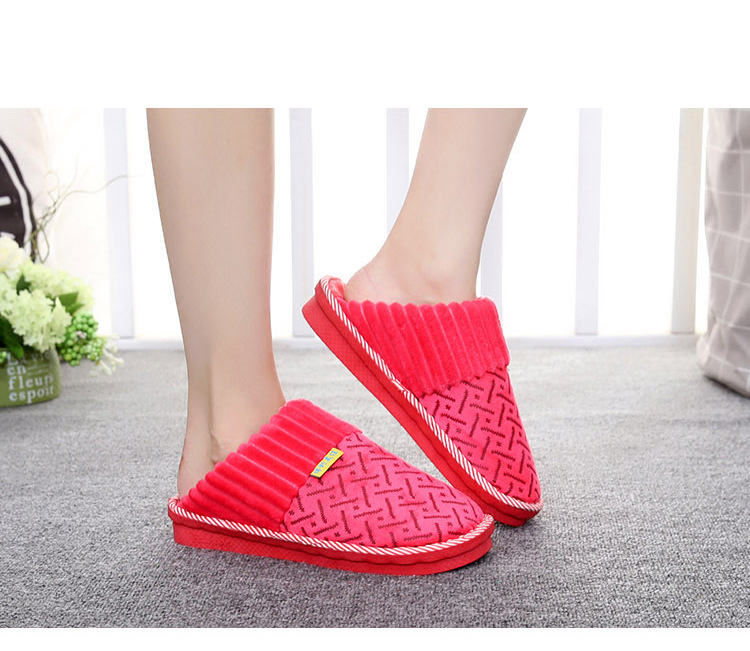 Pantoufles enfants en suède pour hiver - semelle coton - Ref 1004947 Image 55