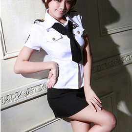 2014全新改带弹力料空姐服制服 酒店职业套装制服 桑拿技师工作服
