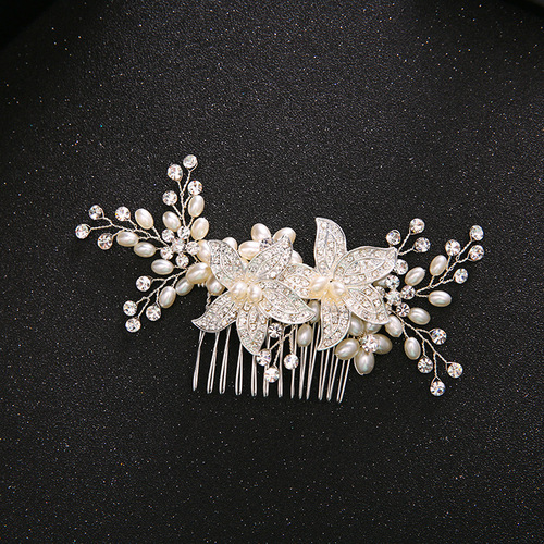  Bridal wedding dress headdress stage performance evening dress hair accessories