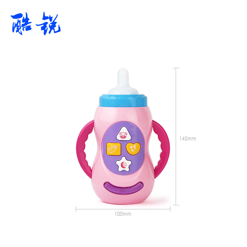 婴幼儿益智玩具母婴玩具 宝宝早教玩具趣味音乐发声奶瓶 外贸