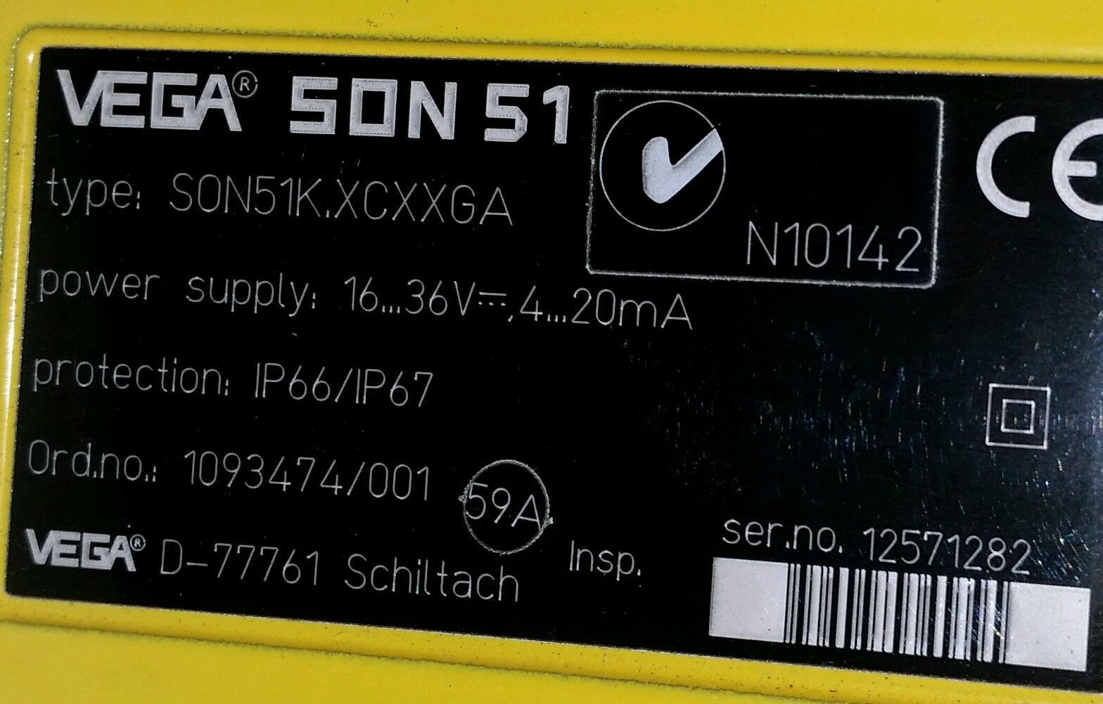 德国VEGA 超声波液位计/物位计 SON51