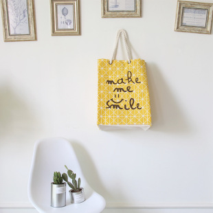 Simple Letter Printing Portable Kitchen Bathroom Household Storage Bag Wholesale Nihaojewelry display picture 14