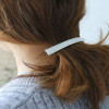 Metal hairgrip, matte hairpin, hairpins, ponytail, hair accessory, Korean style, European style, simple and elegant design