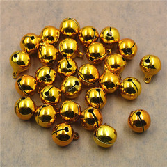 手工DIY材料 一字銅鈴 環保真空電鍍鈴鐺 不生鏽寵物鈴鐺金色