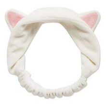 陳赫同款跑男貓耳朵束發帶韓國可愛洗臉發箍貓咪化妝運動劉海頭巾