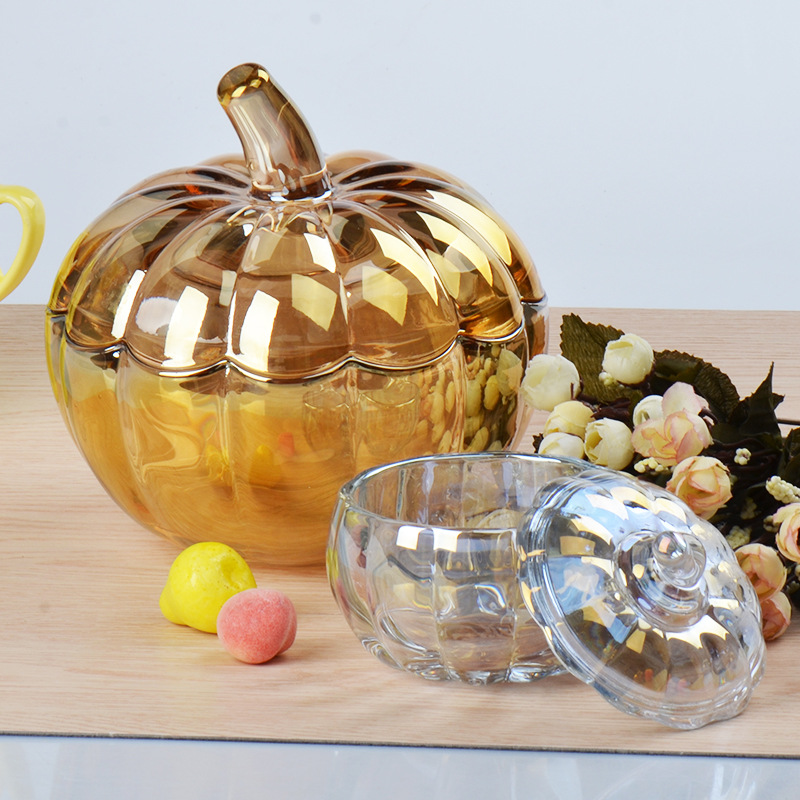 创意水晶南瓜糖果盅罐子结婚生日入伙礼物|ms
