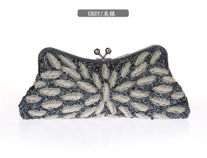 现货供应手工包珠绣包晚宴包礼服包新娘包06007