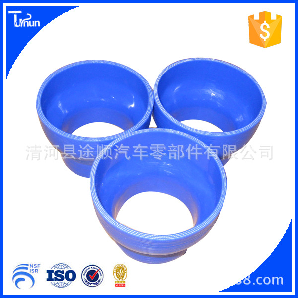 批发生产硅胶管汽车发动机散热器硅胶管4层夹布